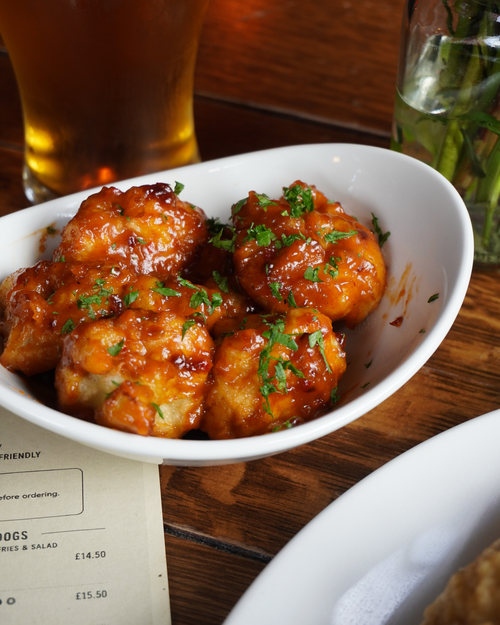 Photo of Korean sticky fried cauliflower wings