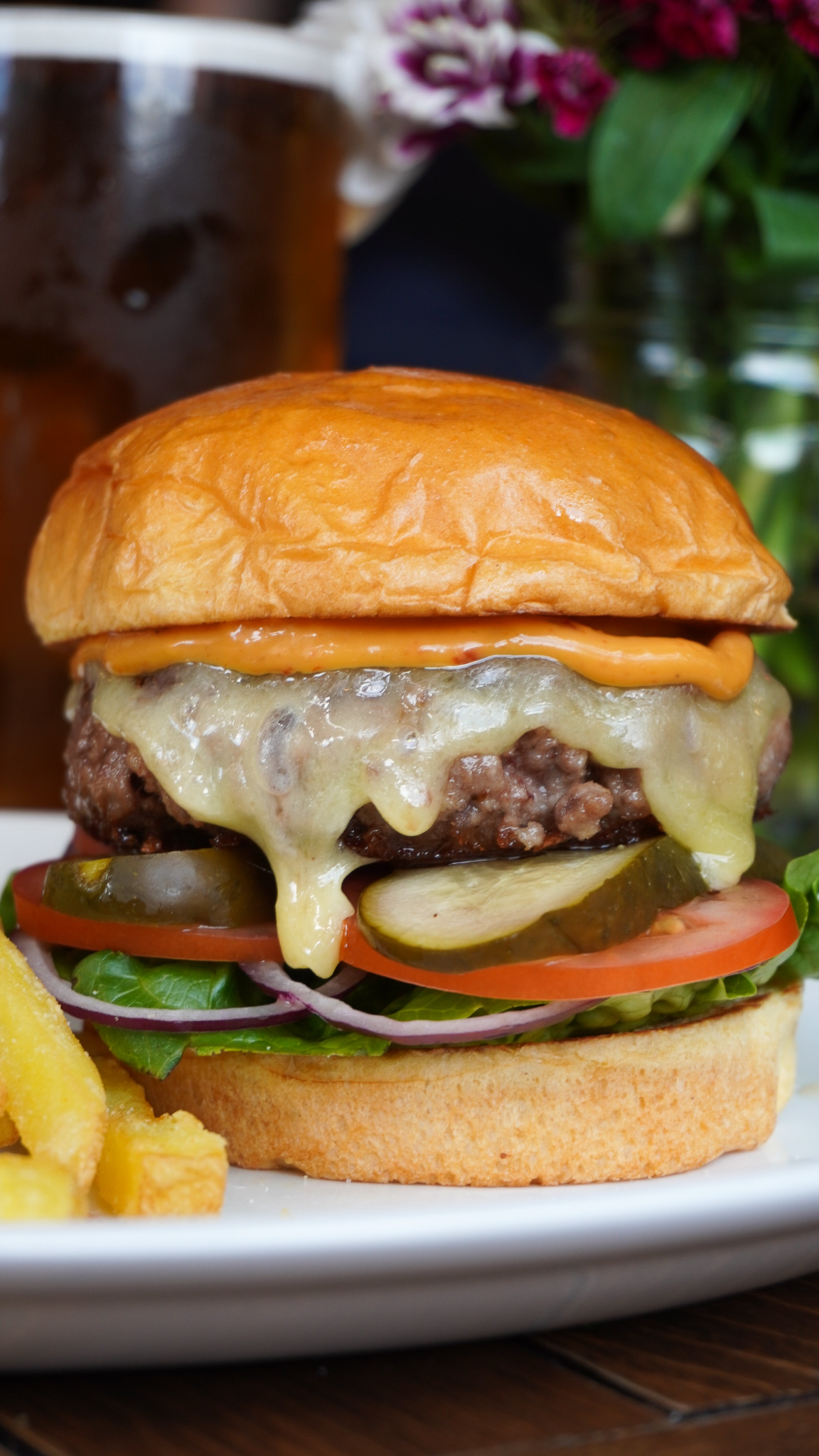 Photo of a burger